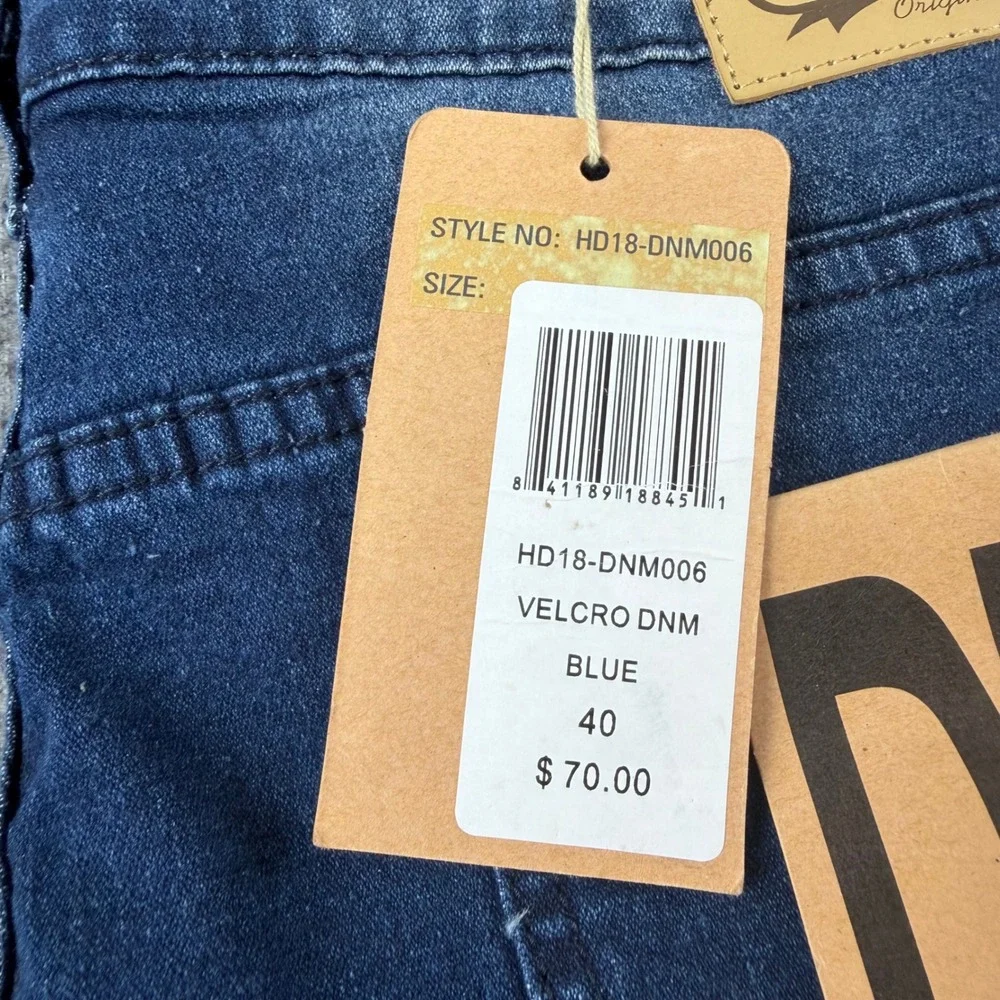 DNM Collection Slim Fit Jeans Men's‎ 40 Blue Strap Streetwear HD18-DNM006